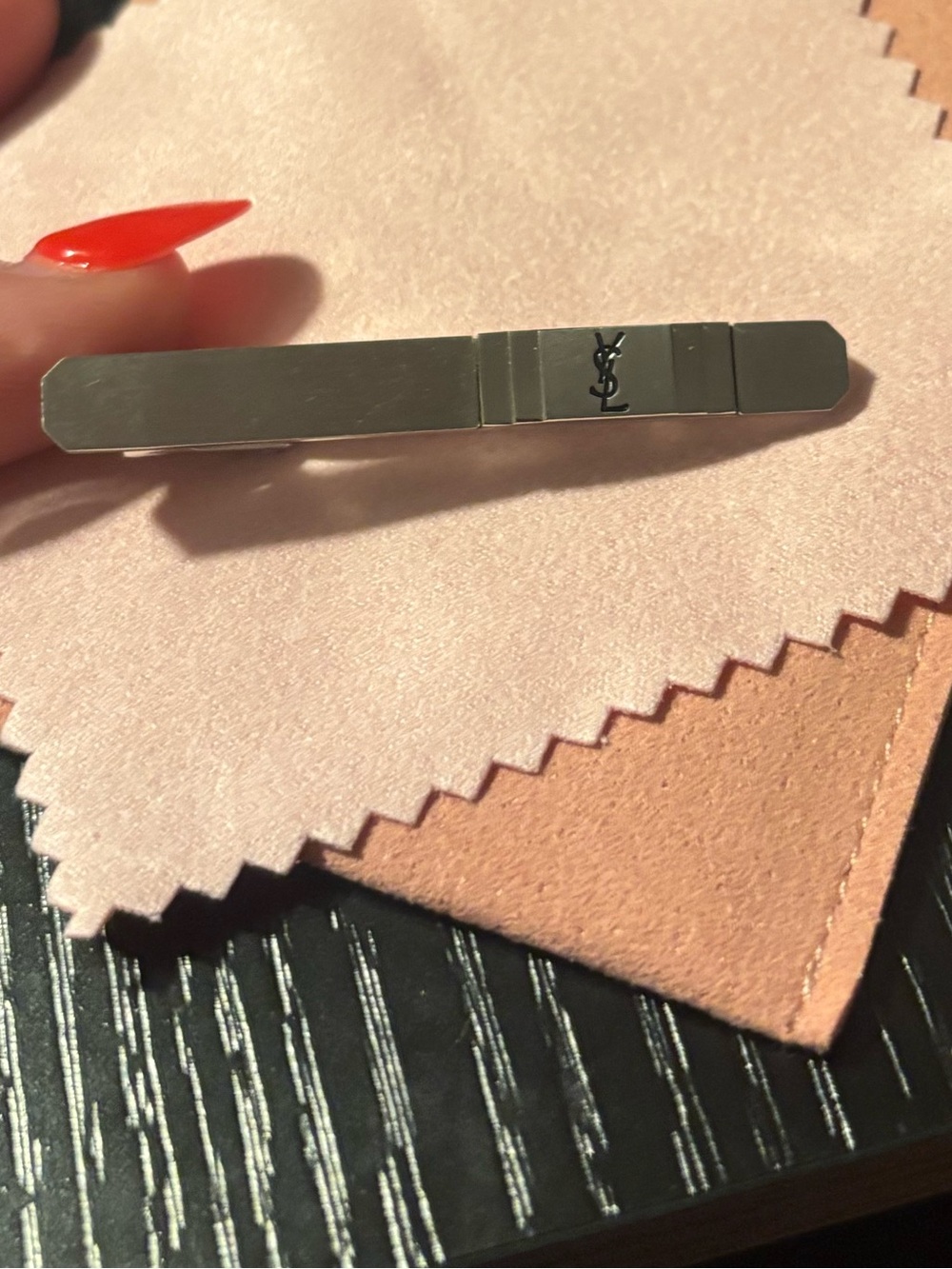 vintage Yves Saint Laurent (YSL) tie clip